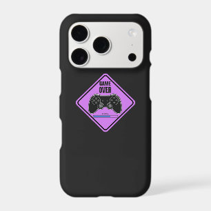 Game Over Purple iPhone Case