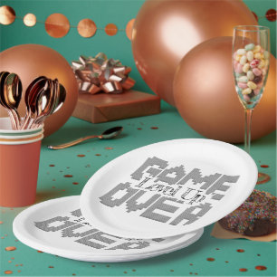 Game Over: Restore Old-School Fun, Level Up Today Paper Plate
