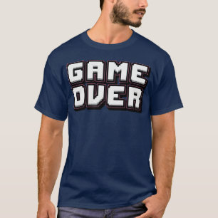 Game Over Retro Piel Art funny T-Shirt
