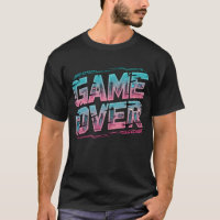 Game Over – Retro Pixel Art Arcade T-Shirt
