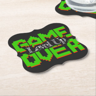 Game Over, Revive Vintage Games and Level Up Paper Coaster