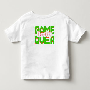 Game Over, Revive Vintage Games and Level Up Toddler T-Shirt