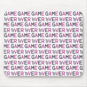 Game over ring wedding mouse pad