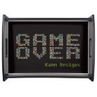 Game Over serving tray