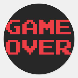 Game Over Stickers