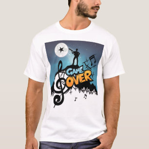 GAME OVER” T-shirt design 