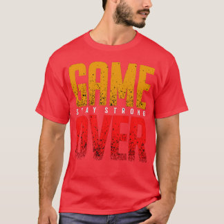 Game over vector t shirt design boy