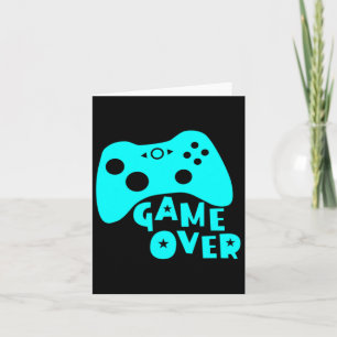 Game Over Video Game Players Shirt  Card
