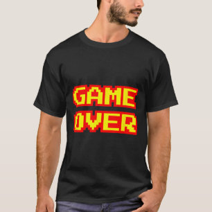 Game Over Vintage Retro Arcade Video Games Gaming T-Shirt