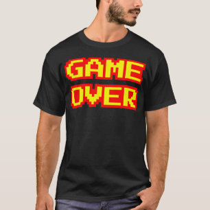 Game Over Vintage Retro Arcade Video Games T-Shirt