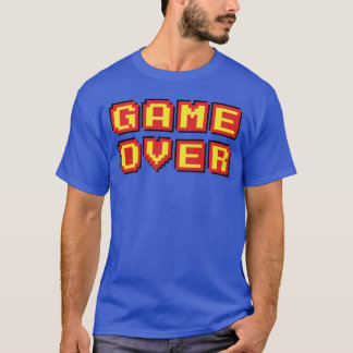 Game Over Vintage Retro Video Games Gaming gift ar T-Shirt