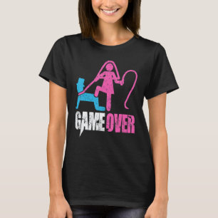 Game Over Wedding Bride and Groom Bachelor Party T-Shirt