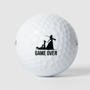 Game over - wedding golf balls
