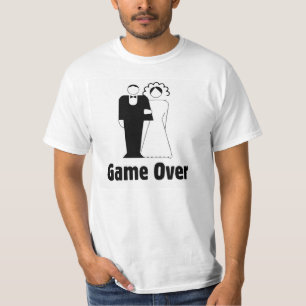 Game Over. Wedding, marriage funny t-shirt