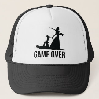 Game over - wedding trucker hat