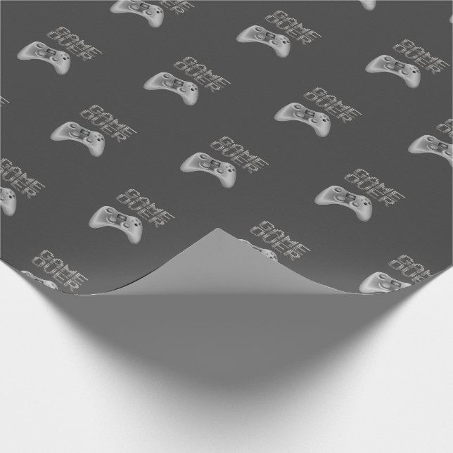 Game Over Wrapping Paper (Corner)