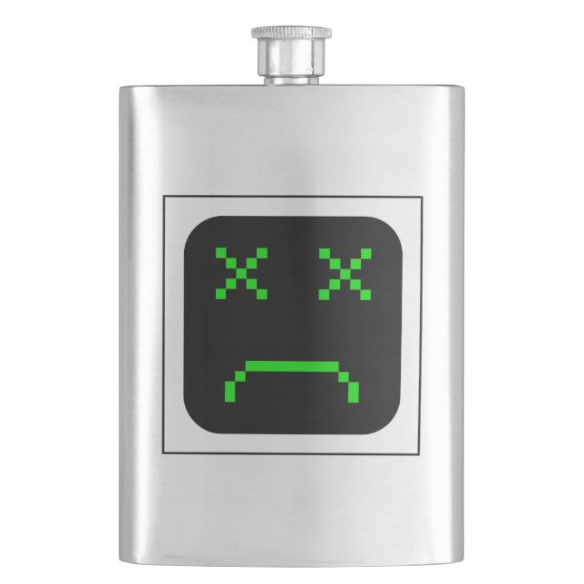 Game Over XX Hip Flask (Front)
