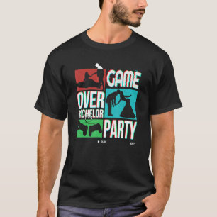Game Overs Bachelor Party Stag Night Marriage Idea T-Shirt