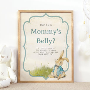 Game Peter The Rabbit How Big Is Mummy's Belly Poster