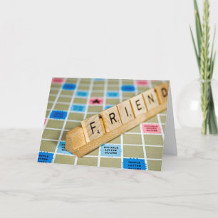 Game Pieces Friend's Birthday Card