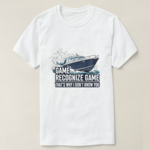 Game Recognise Game Boating Fishing Graphic T-Shirt