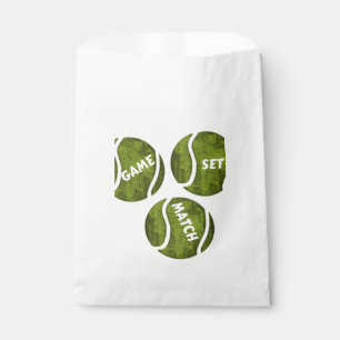 GAME SET MATCH FAVOUR BAG