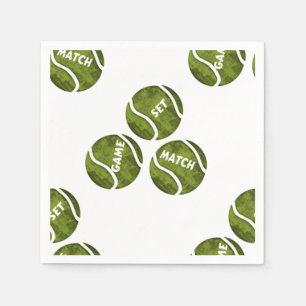 GAME SET MATCH NAPKIN