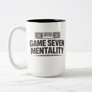 Game Seven Mentality Two-Tone Coffee Mug
