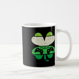 Game Shamrock Retro St Patricks Day Boys Men Girl Coffee Mug