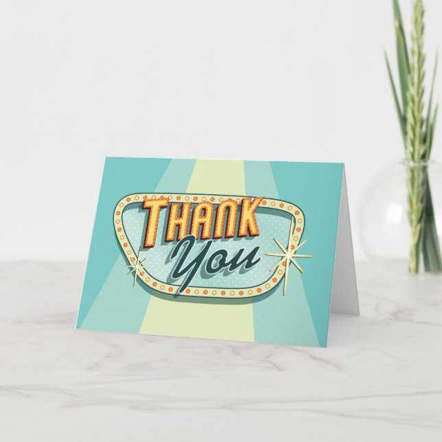 Game Show Party Thank You Card (Front)