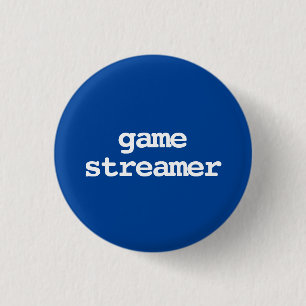 game streamer typography Button
