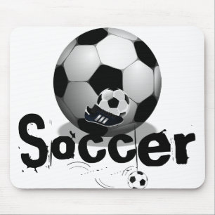 Game Team Coach Sports Ball Fun Soccer Ball Play Mouse Pad