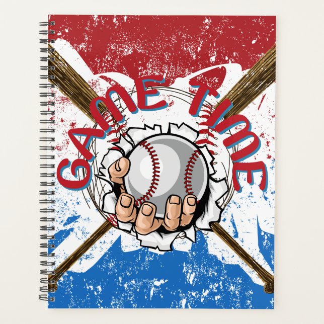 Game Time Baseball Calendar Planner (Front)