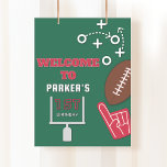 Game Time, Football party, Football Theme,Birthday Photo Print<br><div class="desc">EDITABLE, Game Time,  Football party,  Football Theme,  Any Age,  Tailgate Party,  Sports theme,  Boy Party,  Game On, Football Invite, It's Game Time</div>