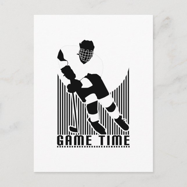 Game Time - Hockey  Postcard (Front)