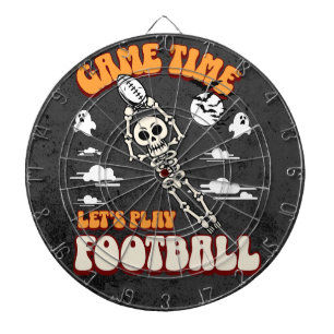 Game Time Let's Play Football Halloween Funny Dartboard
