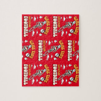 Game Time Let's Play Football Halloween Funny Jigsaw Puzzle