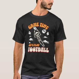 Game Time Let's Play Football Halloween Funny T-Shirt