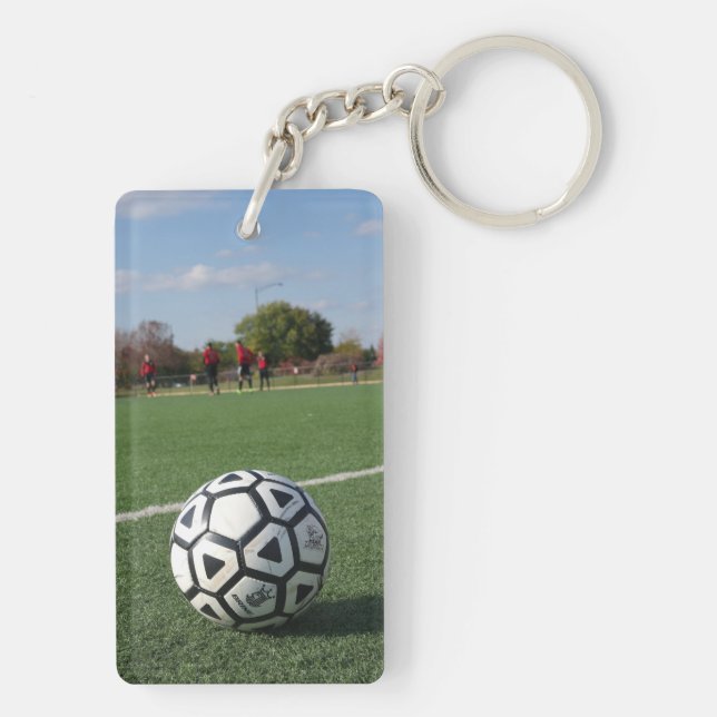Game Time Perspective - Soccer / Futbol Key Ring (Back)
