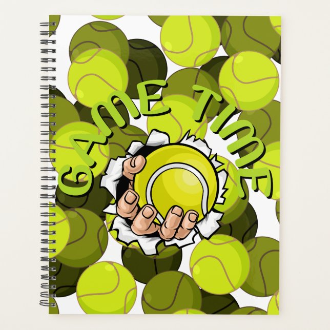 Game Time Tennis Calendar Planner (Front)