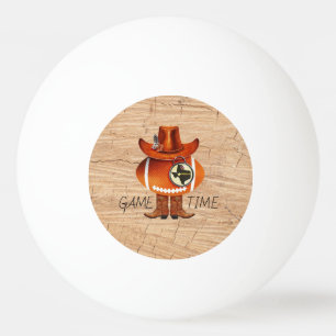 "GAME TIME" Texas Dallas Football Fan Ping Pong Ba Ball