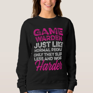 Game Warden Conservation Officer 10 Sweatshirt