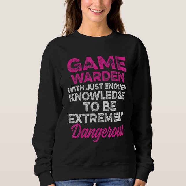 Game Warden Conservation Officer 7 Sweatshirt (Front)
