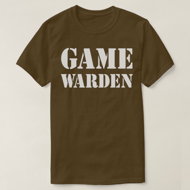 Game Warden  Halloween Costume - 1  T-Shirt (Design Front)