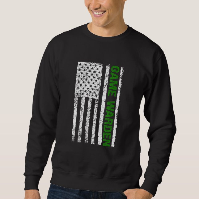 Game Warden Wildlife Officer Control Agent Manager Sweatshirt (Front)