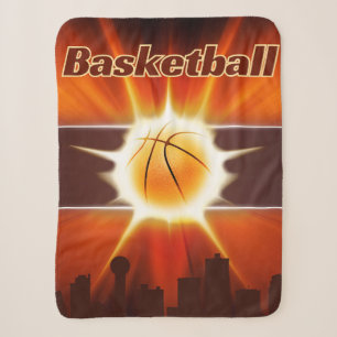 Game-Winning Basketball Energy Of The Court MVP Sherpa Blanket