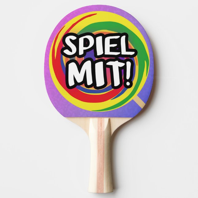 game with table tennis racquets ping pong paddle (Front)