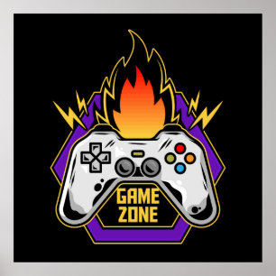 Game Zone Game Controller Poster
