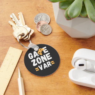 Game Zone VAR Text Design Key Ring