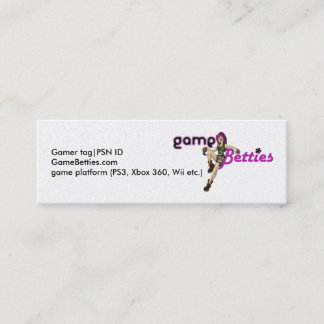 GameBetties business cards